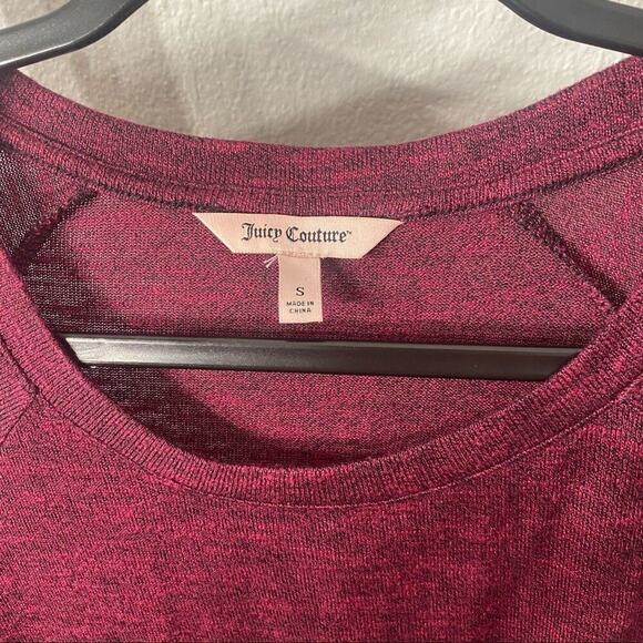 Juicy Couture Twist Hem Long Sleeve Tee Shirt Size Small - Picture 5 of 6